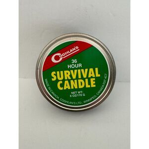 Coghlan's 36hr Survival Candle 6oz NEW Camping Emergency Hiking Outdoor